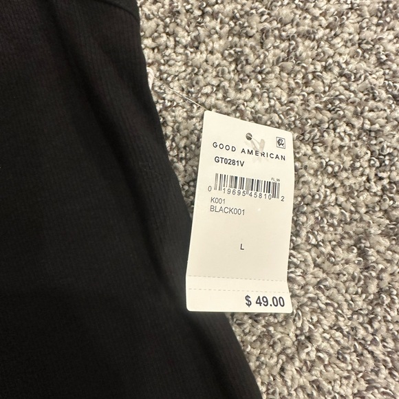 Good American Micro Rib Tank Top - Picture 3 of 4